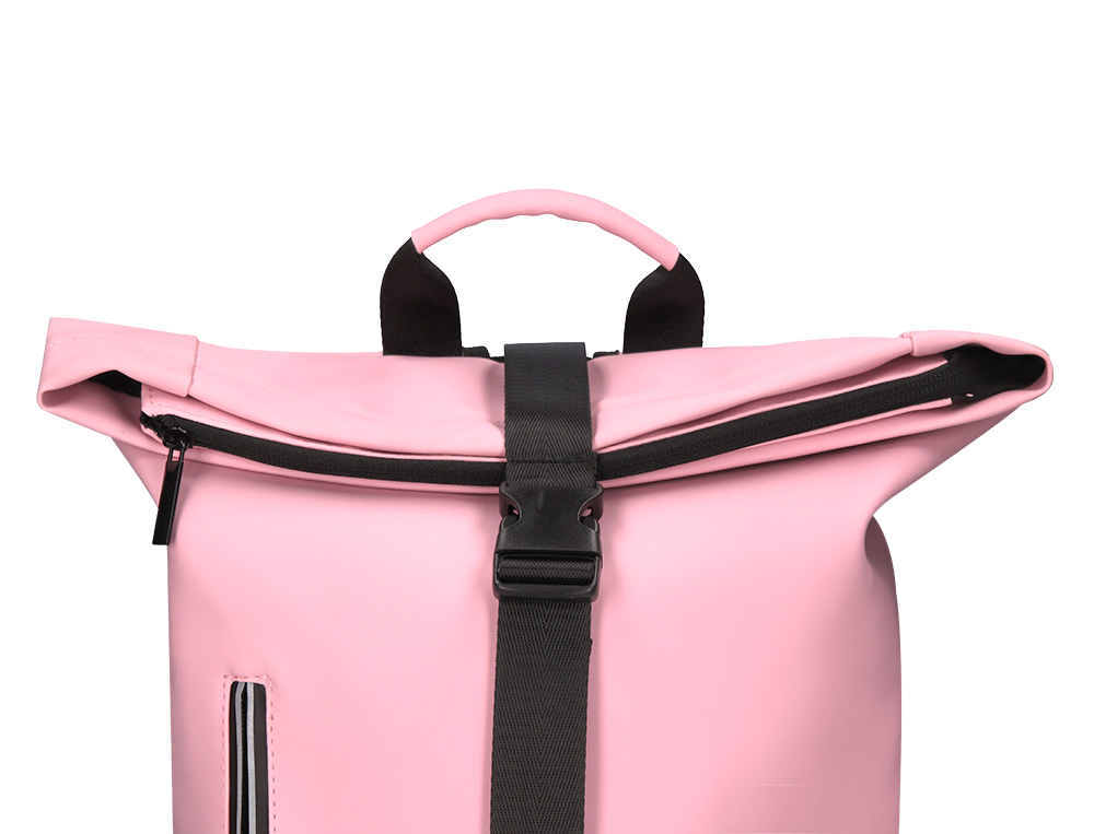 MOCHILA ANTARTIK WATERPROOF ENROLAVEL DESIGN CASUAL COR ROSA 480X130X280 MM