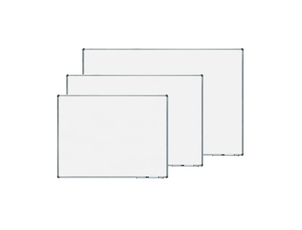 QUADRO BRANCO ROCADA LACADO MAGNETICO MOLDURA ALUMINIO COM CANTOS 100X200 CM