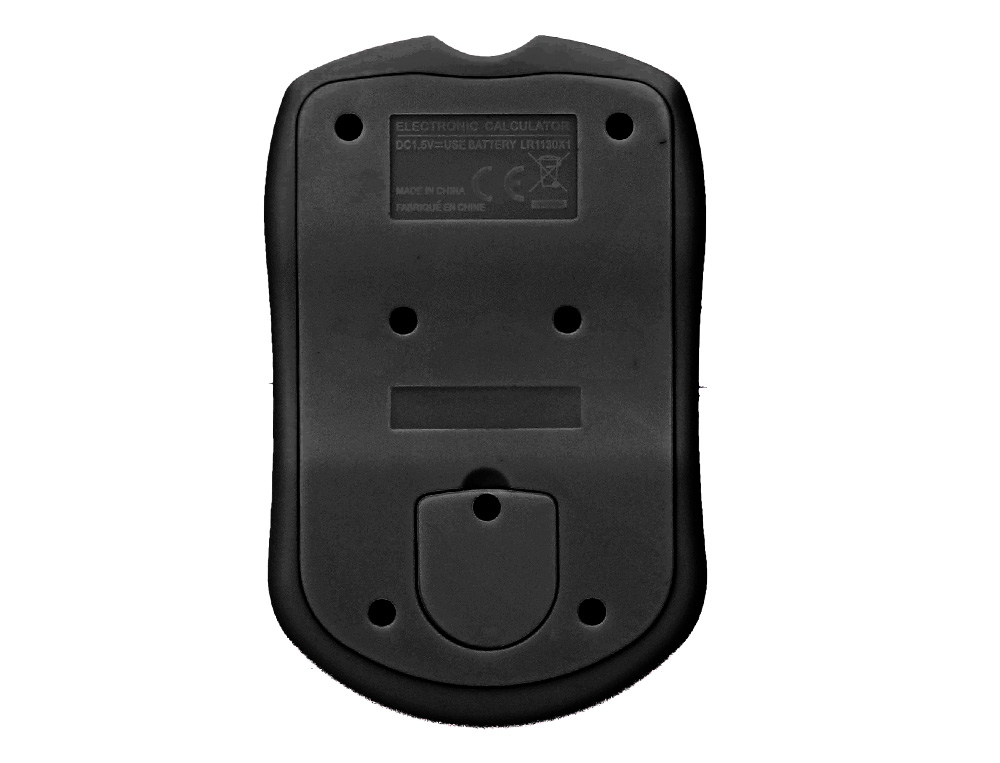 CALCULADORA LIDERPAPEL DE BOLSO XF43 8 DIGITOS SOLAR E PIHAS COR PRETO 94X59,5X10,5MM