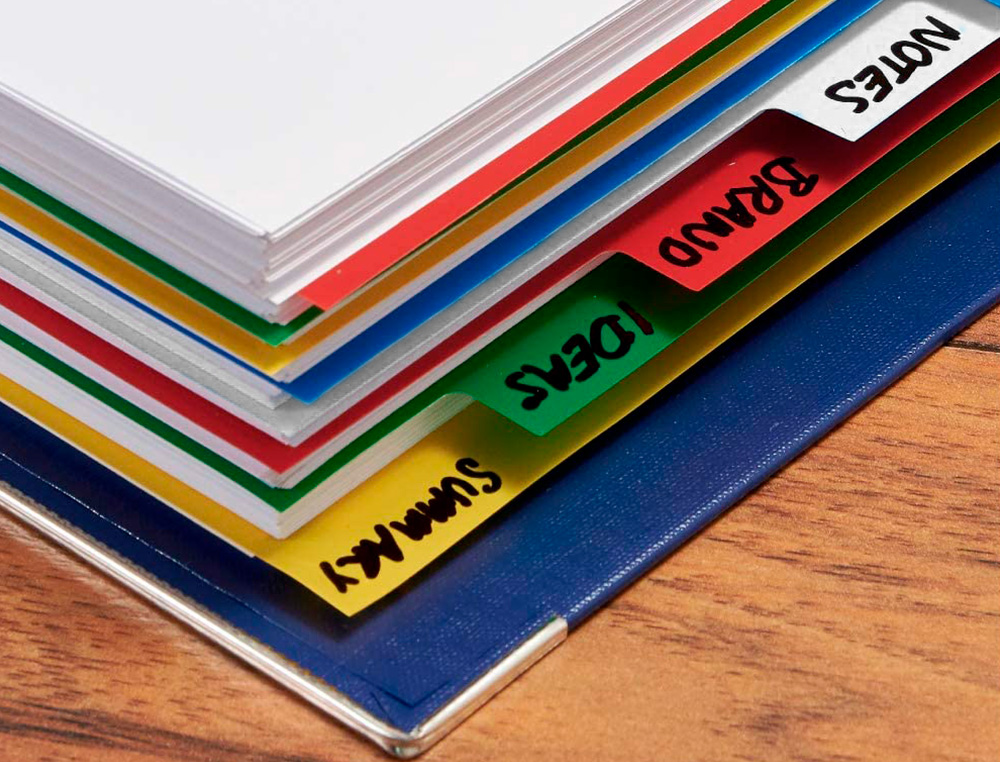 SEPARADOR LIDERPAPEL DE PLASTICO FOLIO NATURAL 10 SEPARADORES
