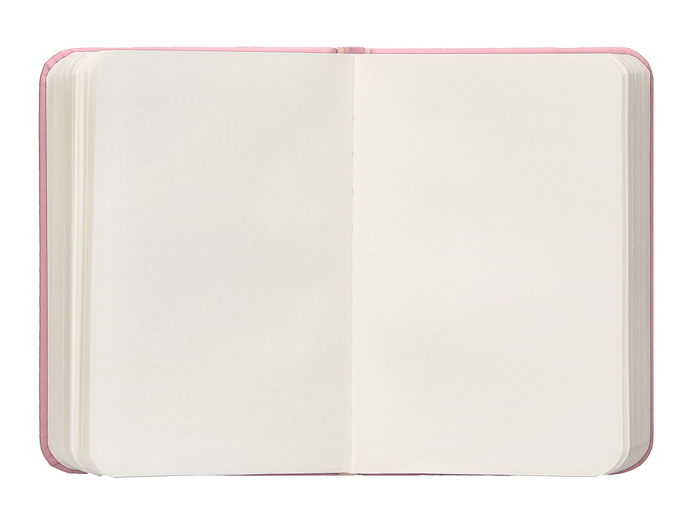 CADERNO COM ELASTICO ANTARTIK NOTES CAPA DURA A7 LISO ROSA PASTEL 80 FOLHAS 80 GR FSC