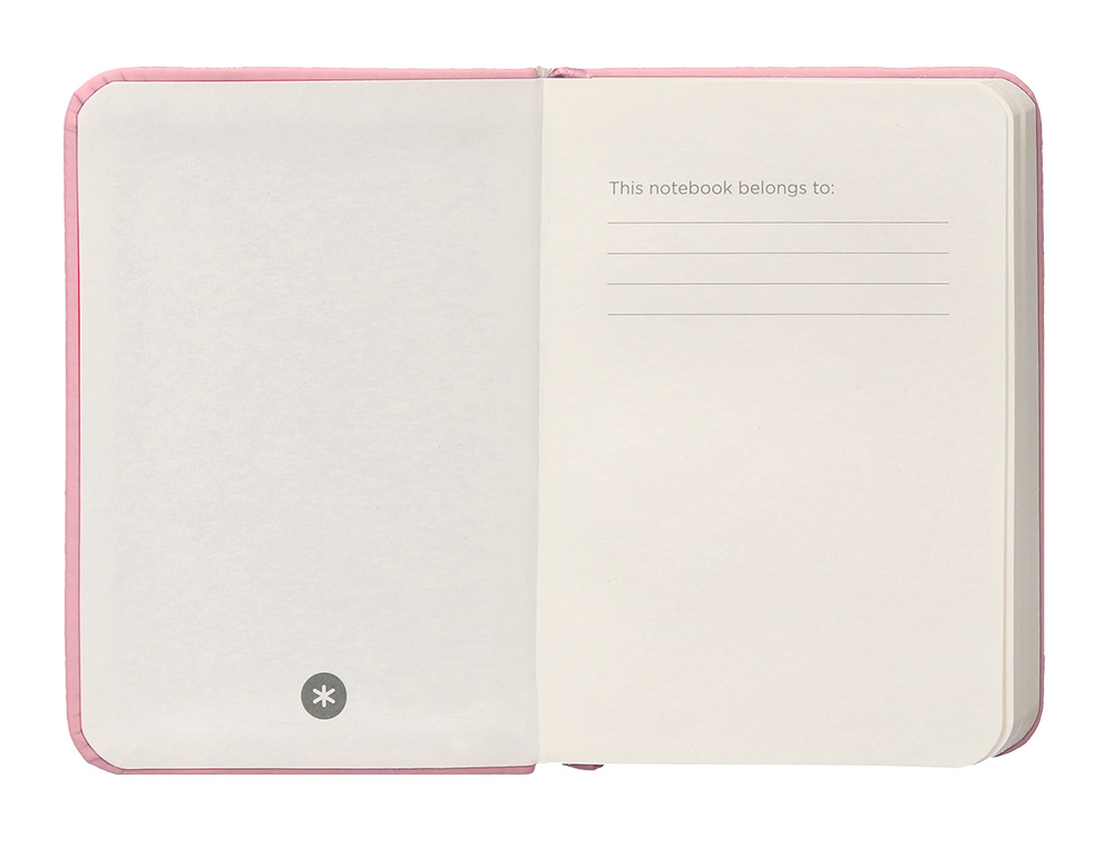 CADERNO COM ELASTICO ANTARTIK NOTES CAPA DURA A7 LISO ROSA PASTEL 80 FOLHAS 80 GR FSC