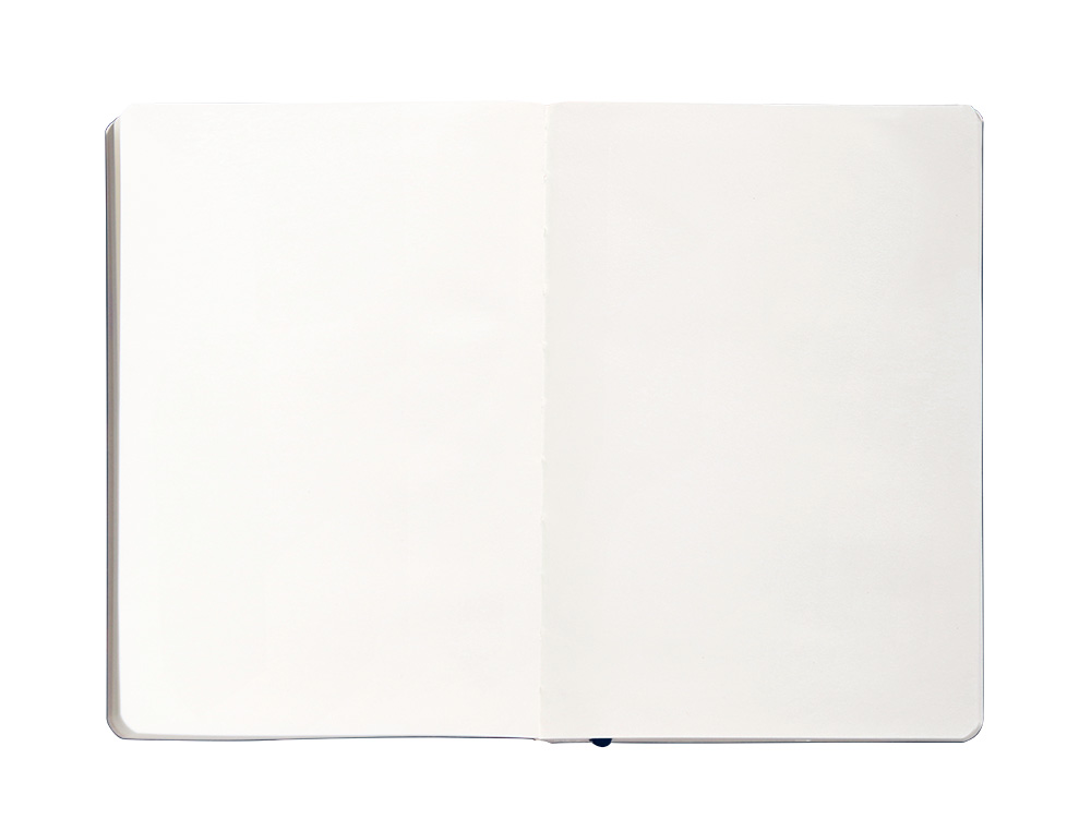 CADERNO COM ELASTICO ANTARTIK NOTES CAPA MOLE A5 LISO AZUL MARINHO 80 FOLHAS 80 GR FSC