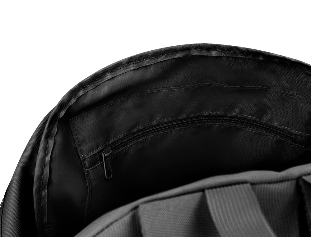 MOCHILA ESCOLAR LIDERPAPEL BOLSO LATERAL ELASTICO COR PRETO 400X125X300 MM