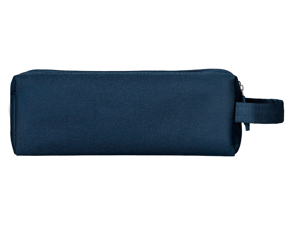 ESTOJO ESCOLAR LIDERPAPEL RETANGULAR COM ASA 2 FECHOS 210X80 MM AZUL MARINHO