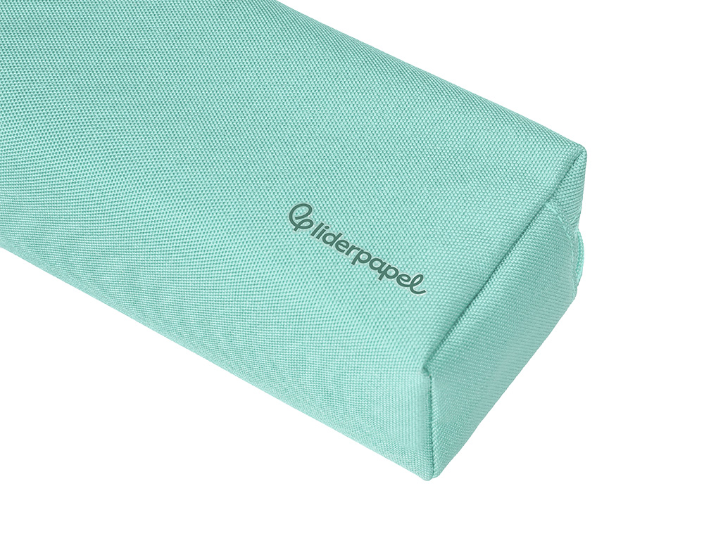 ESTOJO ESCOLAR LIDERPAPEL CLASSIC RETANGULAR COM ASA 2 FECHOS 210X80 MM VERDE MACA