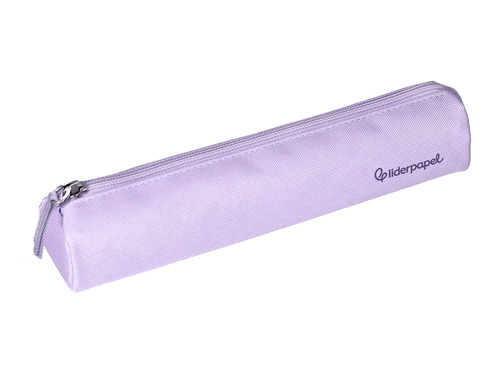 ESTOJO ESCOLAR LIDERPAPEL CILINDRICO ESTREITO 220X45 MM AZUL MARINHO