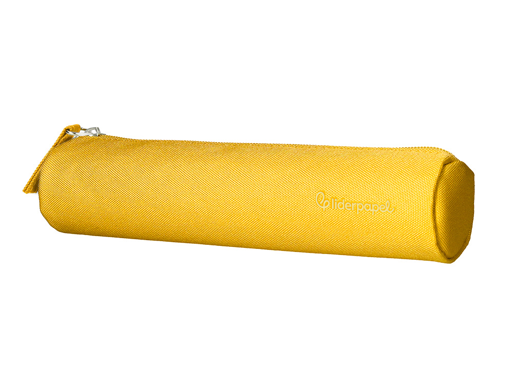 ESTOJO ESCOLAR LIDERPAPEL CILINDRICO ESTREITO 220X45 MM VERDE MILITAR