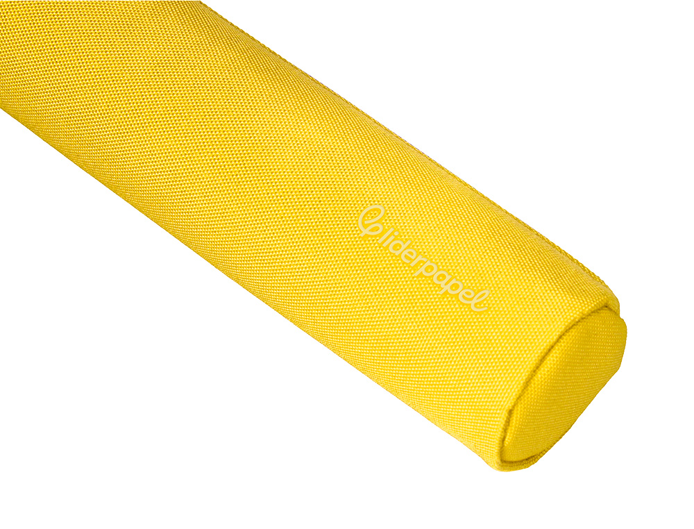 ESTOJO ESCOLAR LIDERPAPEL CILINDRICO ESTREITO 220X45 MM VERDE MILITAR
