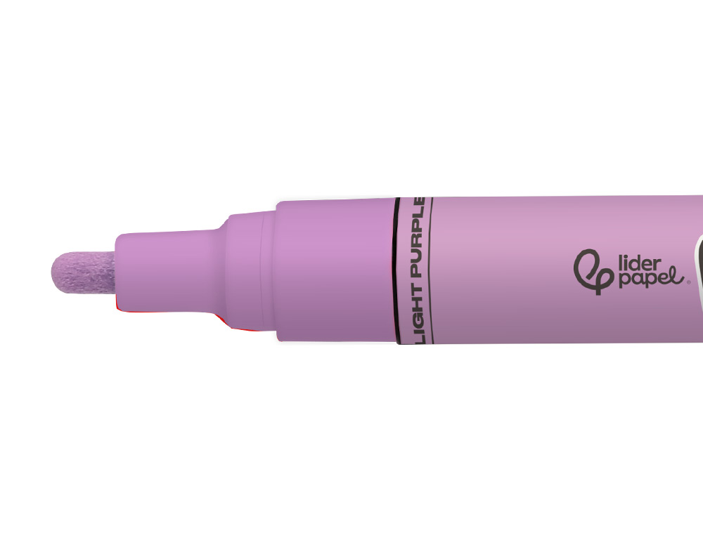 MARCADOR LIDERPAPEL ACRYLIC BASE AGUA TODO TIPO DE SUPERFICIE PONTA REDONDA 3 MM LILAS