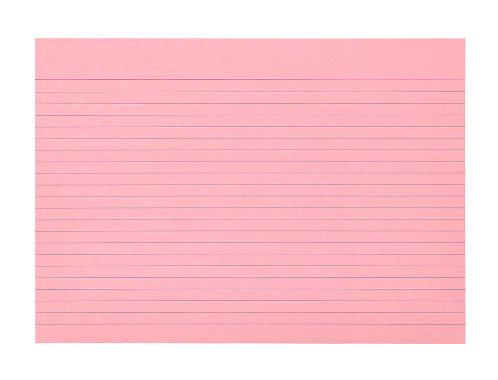 CARTAO LIDERPAPEL PARA ESTUDAR PAUTADO CARTOLINA DE CORES 180 GR 160X220MM EMBALAGEM DE 200 UNIDADES