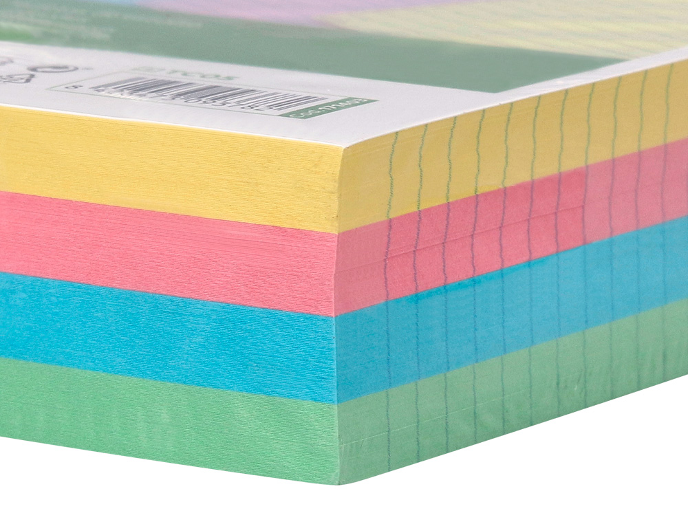 CARTAO LIDERPAPEL PARA ESTUDAR PAUTADO CARTOLINA DE CORES 180 GR 160X220MM EMBALAGEM DE 200 UNIDADES