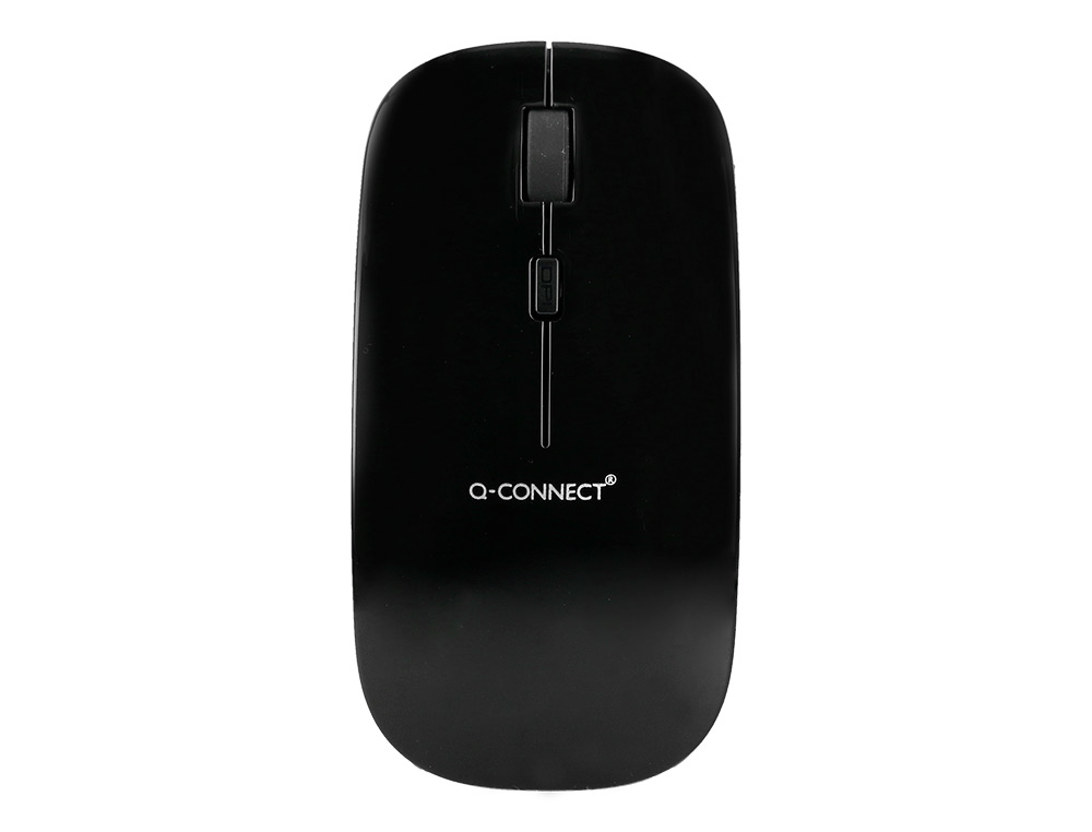RATO Q-CONNECT OTICO SEM FIOS SILENCIOSO DPI 800/1200/1600 PILHAS AAA PRETO