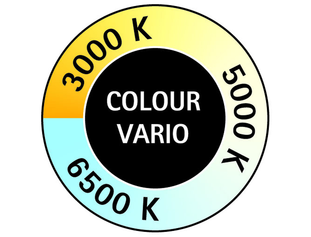 CANDEEIRO DE ESCRITORIO MAUL LED PEARLY TRES NIVEIS INTENSIDADE COR BRANCO 106X375X357 MM