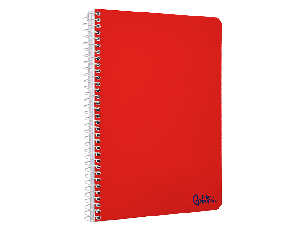 CADERNO ESPIRAL LIDERPAPEL DIN A5 SMART CAPA SUAVE 80 F 75 GR QUADRICULA 5MM COM MARGEM CORES SORTIDAS