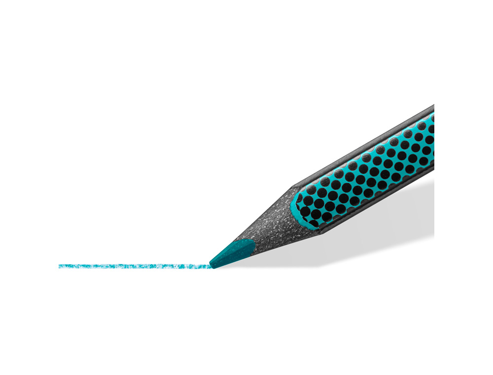 LAPIS DE CORES STAEDTLER NORIX COM FORMA INTELIGENTE ESTOJO DE 24 UNIDADES CORES SORTIDAS