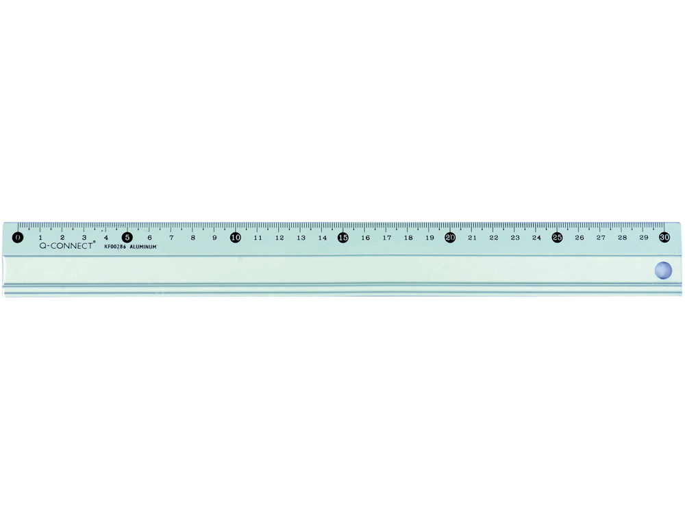 REGUA METALICA ALUMINIO Q-CONNECT 30 CM