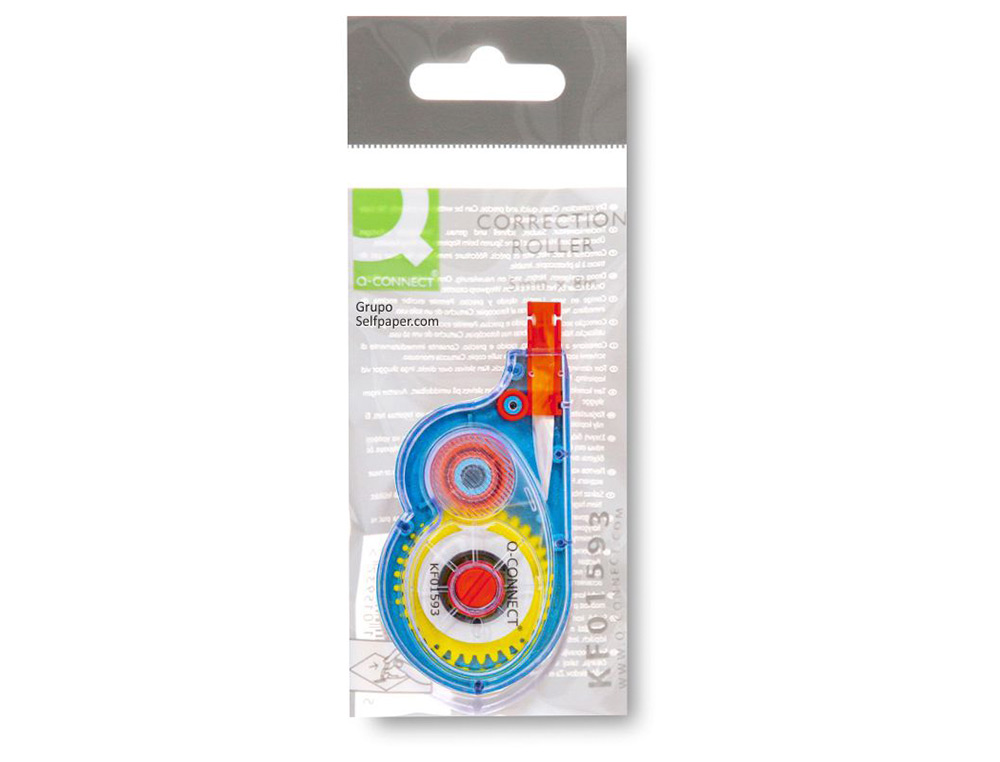 CORRETOR FITA BRANCA Q-CONNECT 5 MM X 8 MT EM BLISTER