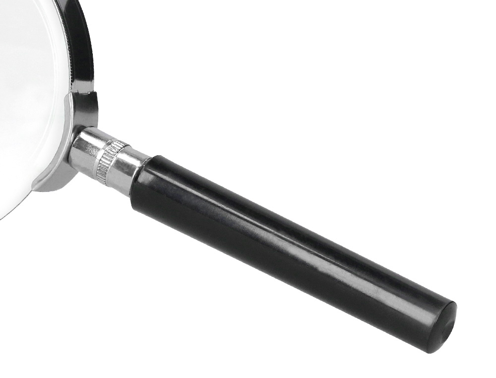 LUPA CRISTAL Q-CONNECT ARO METALICO - 75 MM