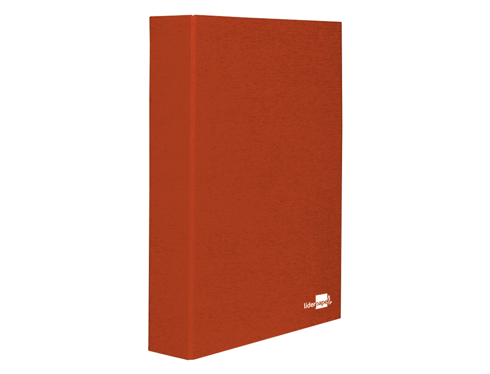 CAPA LIDERPAPEL PAPER COAT 4 ANEIS 40 MM FORRO PVC FOLIO VERMELHO