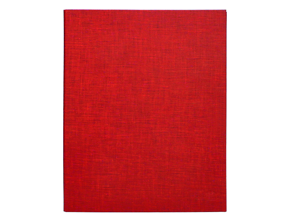 CAPA LIDERPAPEL PAPER COAT 4 ANEIS 40 MM FORRO PVC FOLIO VERMELHO