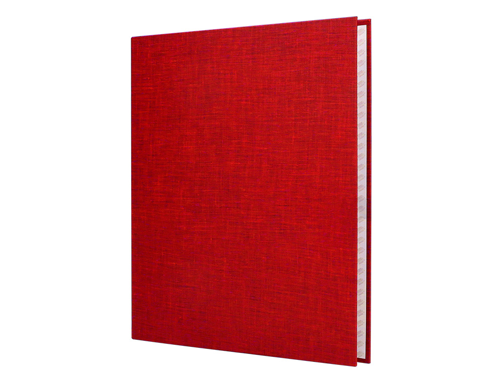 CAPA LIDERPAPEL PAPER COAT 4 ANEIS 40 MM FORRO PVC FOLIO VERMELHO