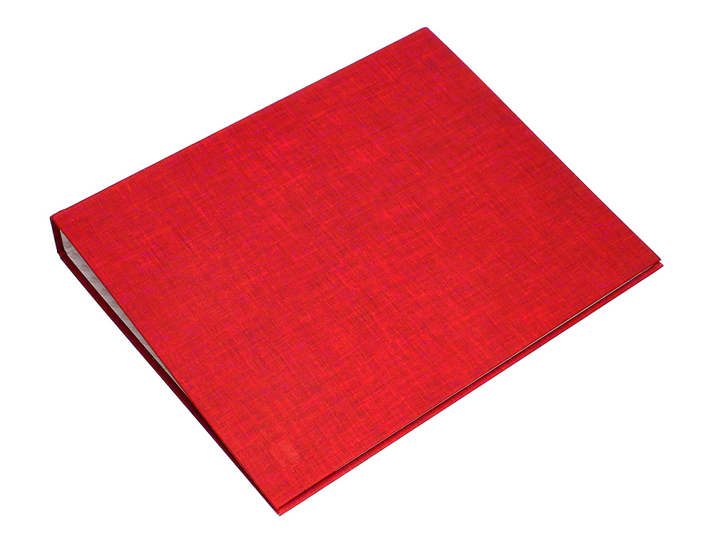CAPA LIDERPAPEL PAPER COAT 4 ANEIS 40 MM FORRO PVC FOLIO VERMELHO
