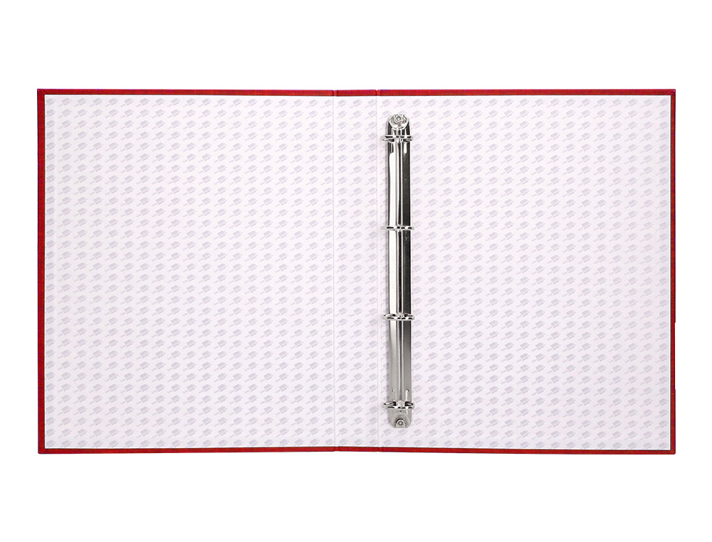 CAPA LIDERPAPEL PAPER COAT 4 ANEIS 40 MM FORRO PVC FOLIO VERMELHO