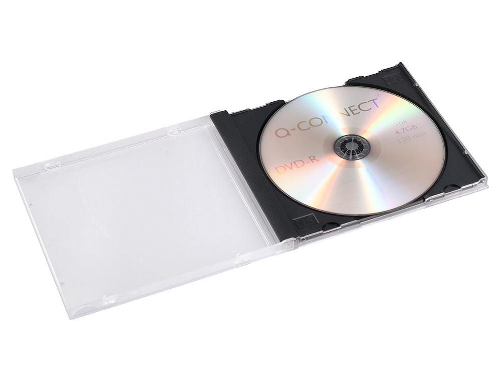 CAIXA Q-CONNECT PARA CD / DVD PACK COM 10 UNIDADES