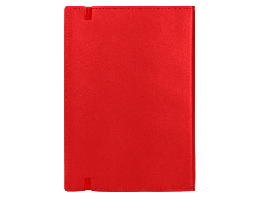 LIVRO APONTAMENTOS LIDERPAPEL QUADRICULADO DIN A5 VERMELHO