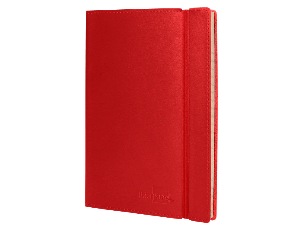 LIVRO APONTAMENTOS LIDERPAPEL QUADRICULADO DIN A5 VERMELHO