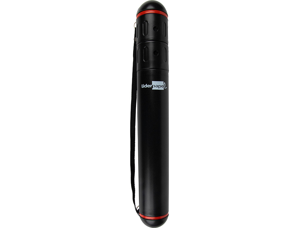 TUBO PORTA DESENHOS PLASTICO 40 CM PRETO