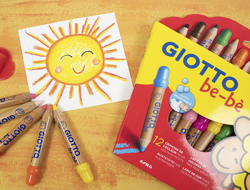 LAPIS DE COR GIOTTO BEBE 12 UNIDADES