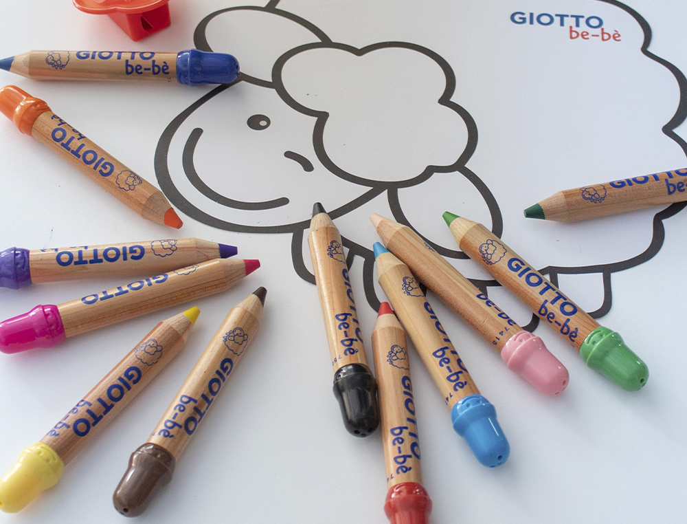 LAPIS DE COR GIOTTO BEBE 12 UNIDADES