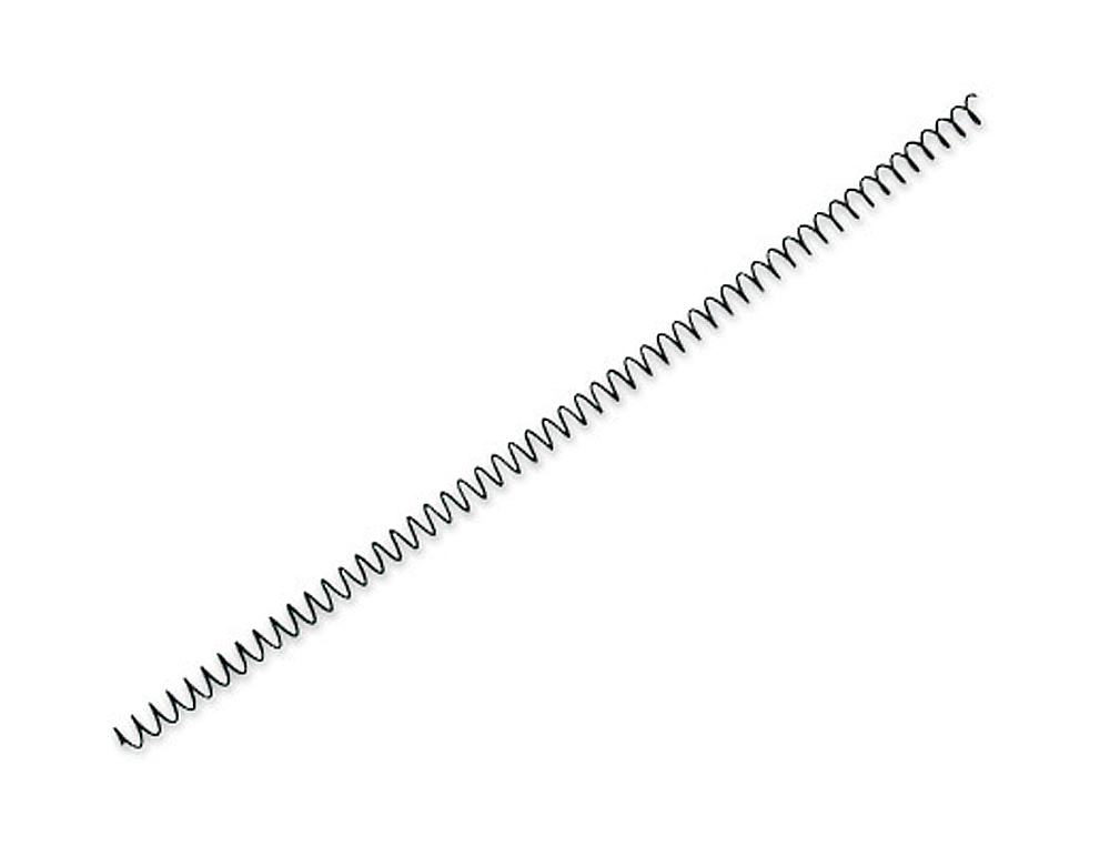 ESPIRAL METALICO YOSAN PRETO PASSO 64 5:1 12MM CALIBRE 1,00MM
