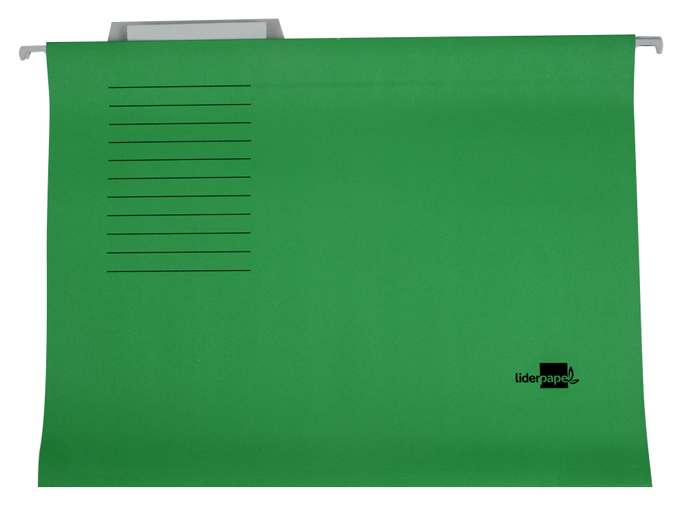 CAPAS DE SUSPENSAO LIDERPAPEL FOLIO KRAFT VERDE