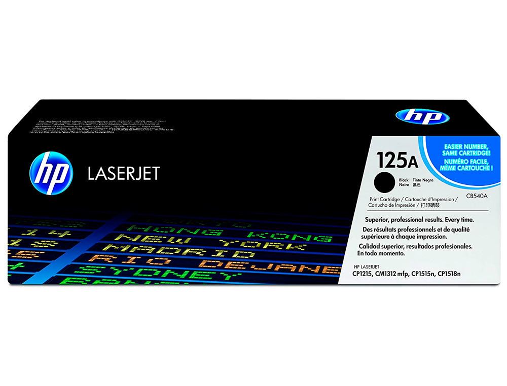 TONER HP CB540A COR LASERJET CP-1215/CP-1515/CP-1518 PRETO WITH CORSPHERE -22.00PAG