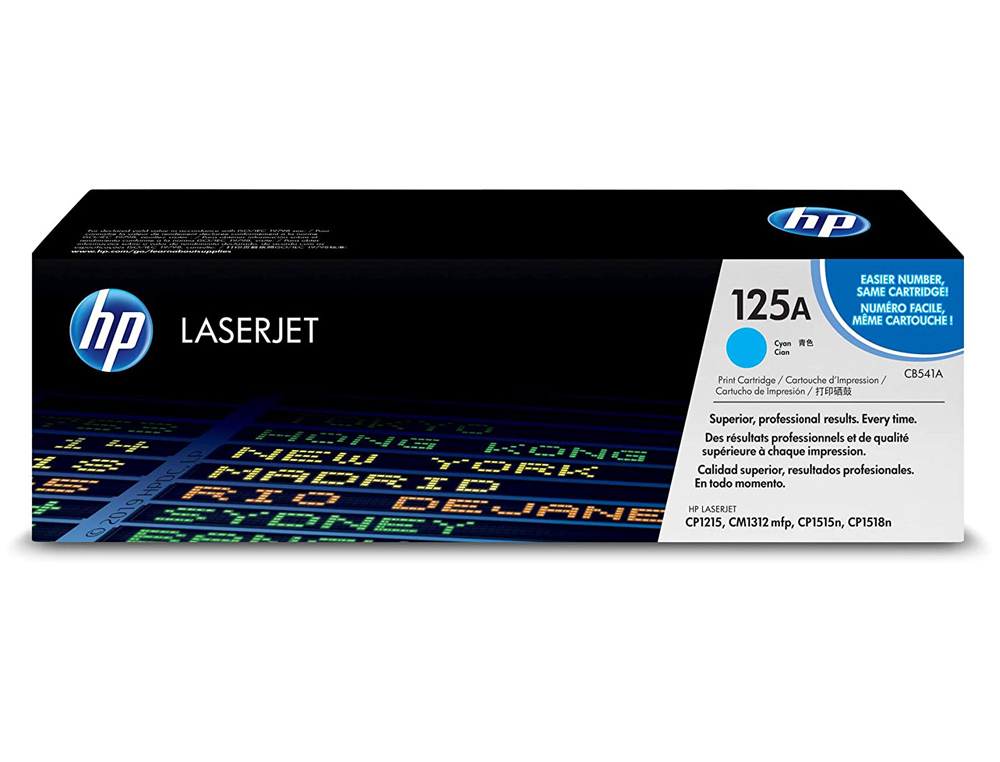 TONER HP CB541A COR LASERJET CP-1215/CP-1515/CP-1518 CIAN WITH CORSPHERE -1.400PAG