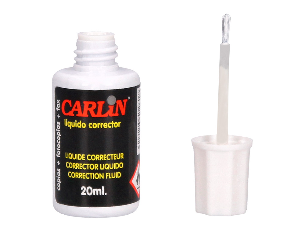 CORRETOR CARLIN APLICADOR PINCEL FRASCO 20 ML