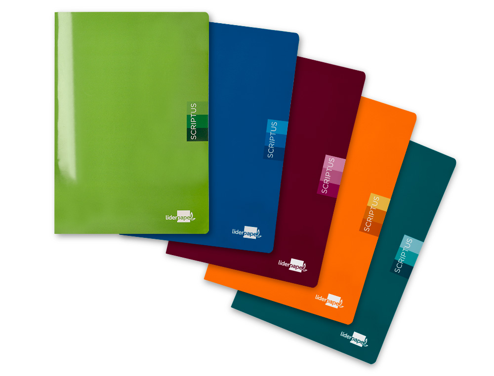CADERNO AGRAFADO LIDERPAPEL SCRIPTUS DIN A5 48 F PAUTADO PAPEL 90 GR