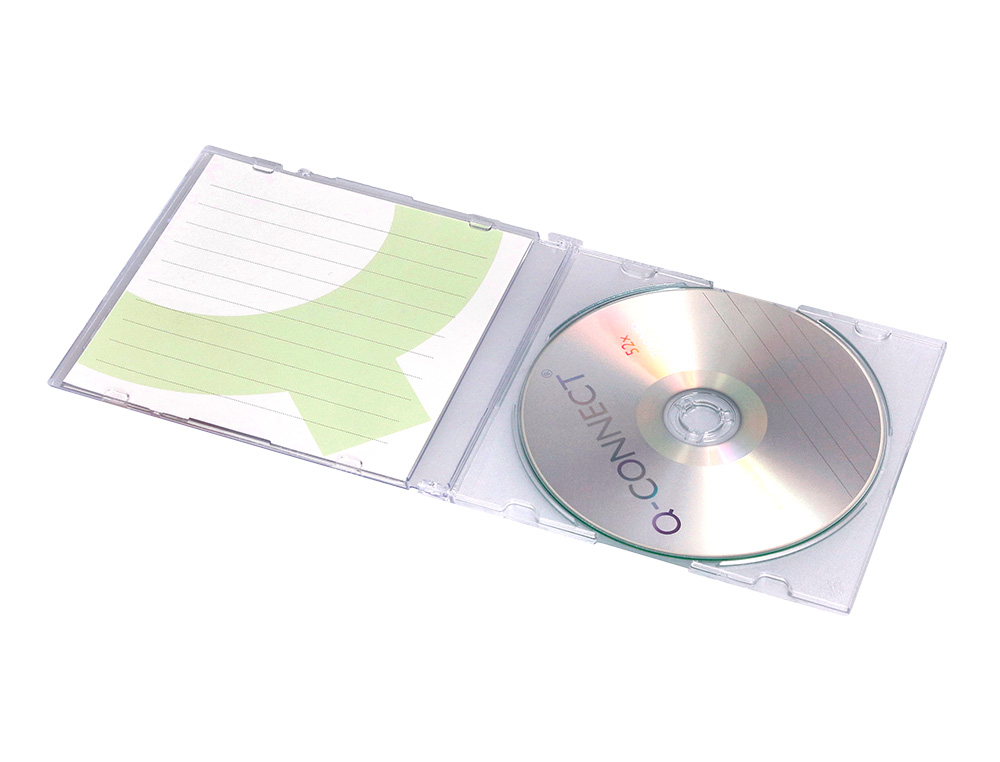 CD-R Q-CONNECT CAPACIDADE 700MB DURACAO 80MIN VELOCIDADE 52X CAIXA SLIM 1 UNIDADE