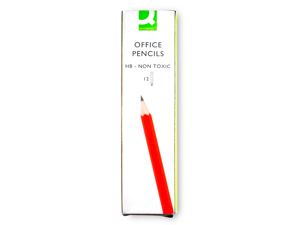 LAPIS DE GRAFITE Q-CONNECT SEM BORRACHA N.2 HB