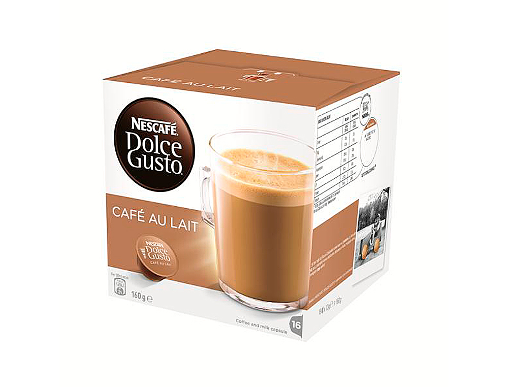 CAFE DOLCE GUSTO CAFE COM LEITE MONODOSE CAIXA DE 16 UNIDADES
