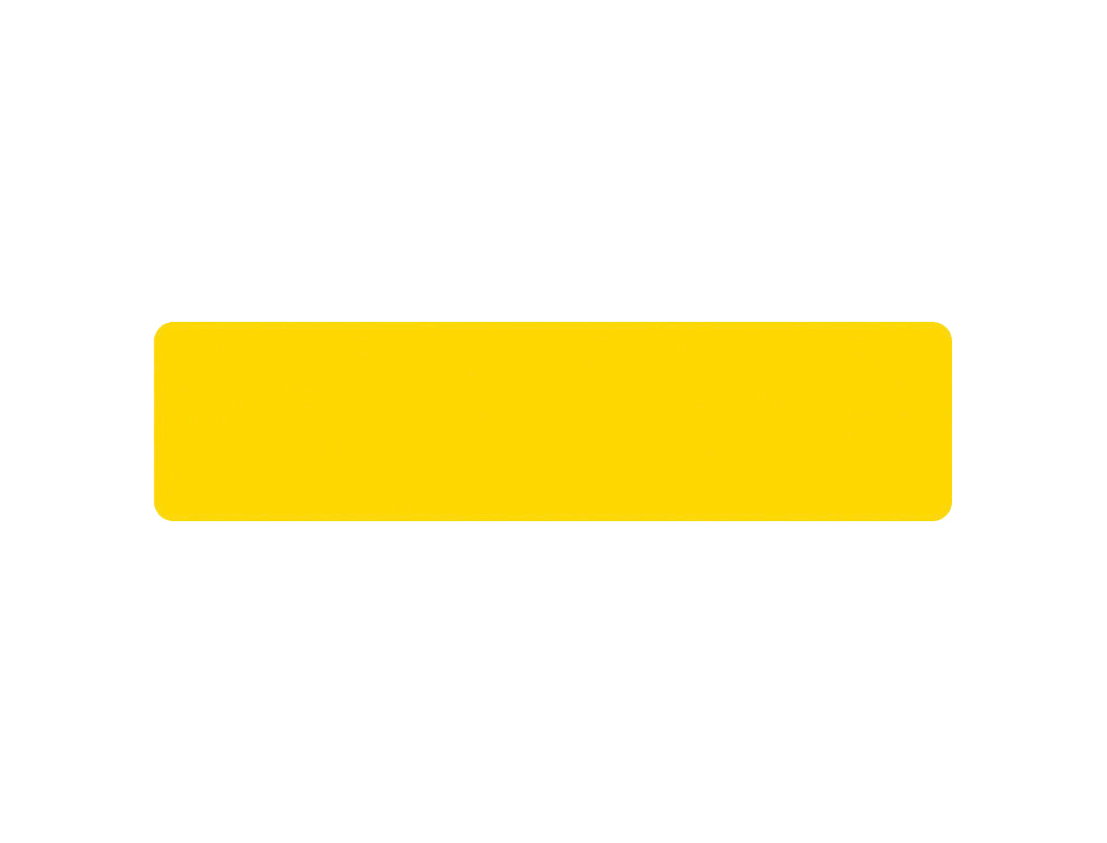SIMBOLO ADESIVO TARIFOLD PVC TIRA LONGITUDINAL DELIMITACAO DE CHAO 50 MM AMARELO PACK DE 10 UNIDADES