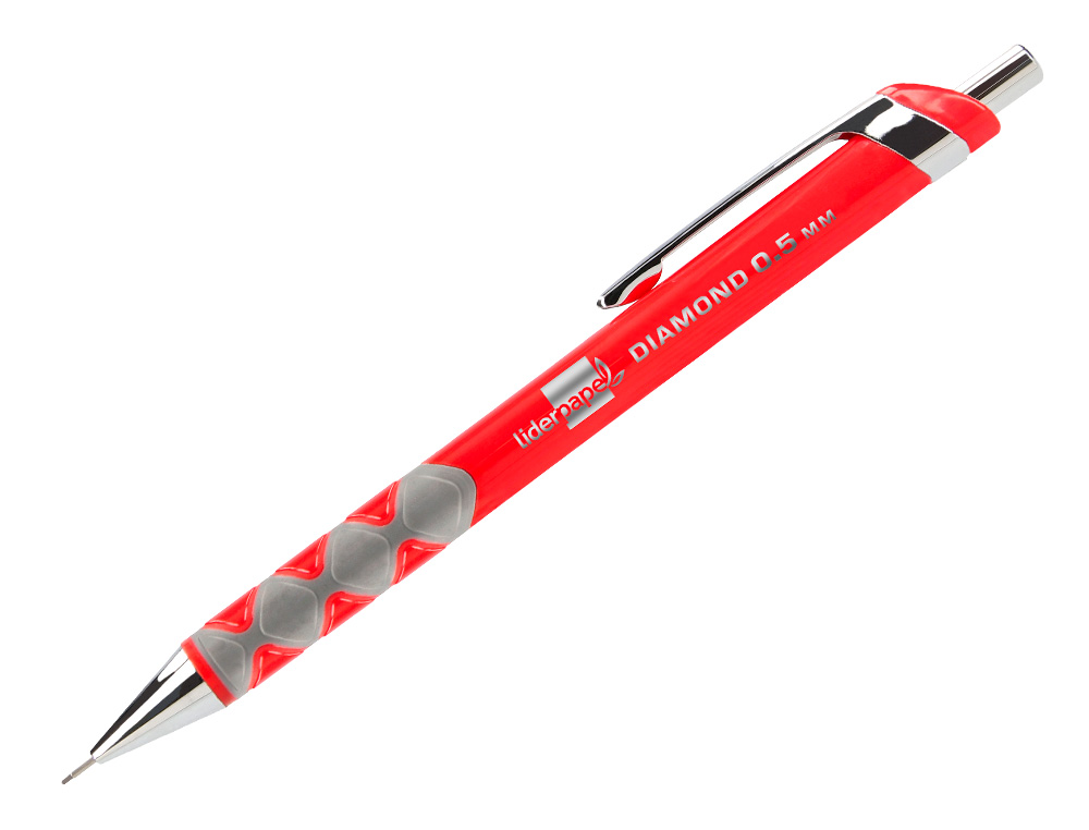 LAPISEIRA LIDERPAPEL DIAMOND 0.5 MM COM BORRACHA E PEGA SOFT CORES SORTIDAS