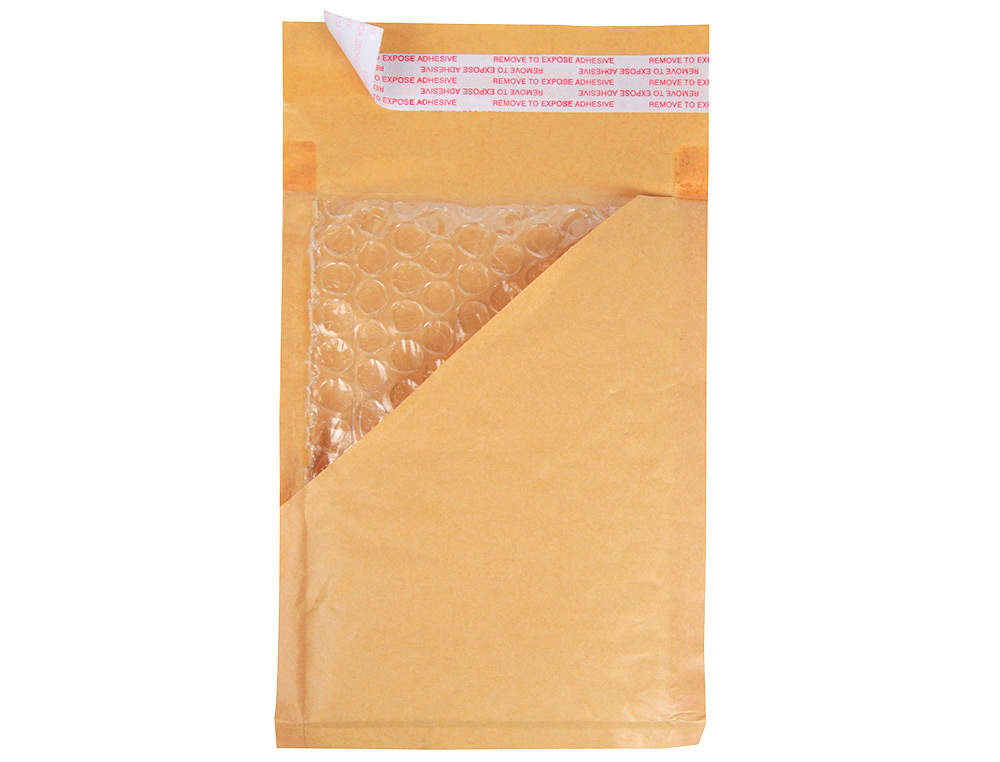 ENVELOPE BORBULHAS Q-CONNECT CREME B/00 120X215 MM CAIXA DE 100 UNIDADES