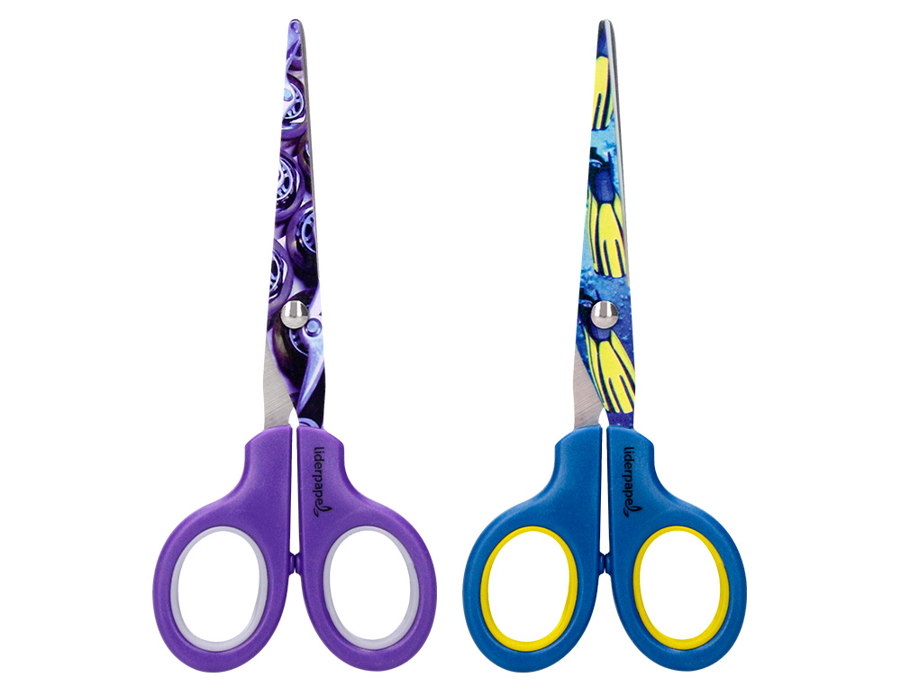 TESOURA ESCOLAR LIDERPAPEL X-GAMES 16 CM UNIDADE