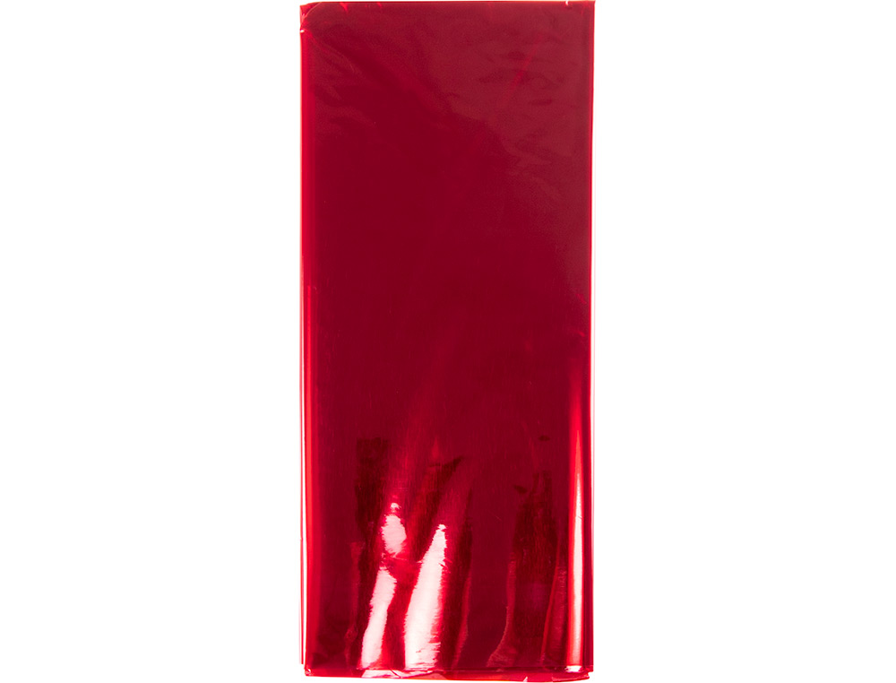 PAPEL CELOFANE LIDERPAPEL 50X70 CM 22GR BOLSA DE 5 FOLHAS ROSA