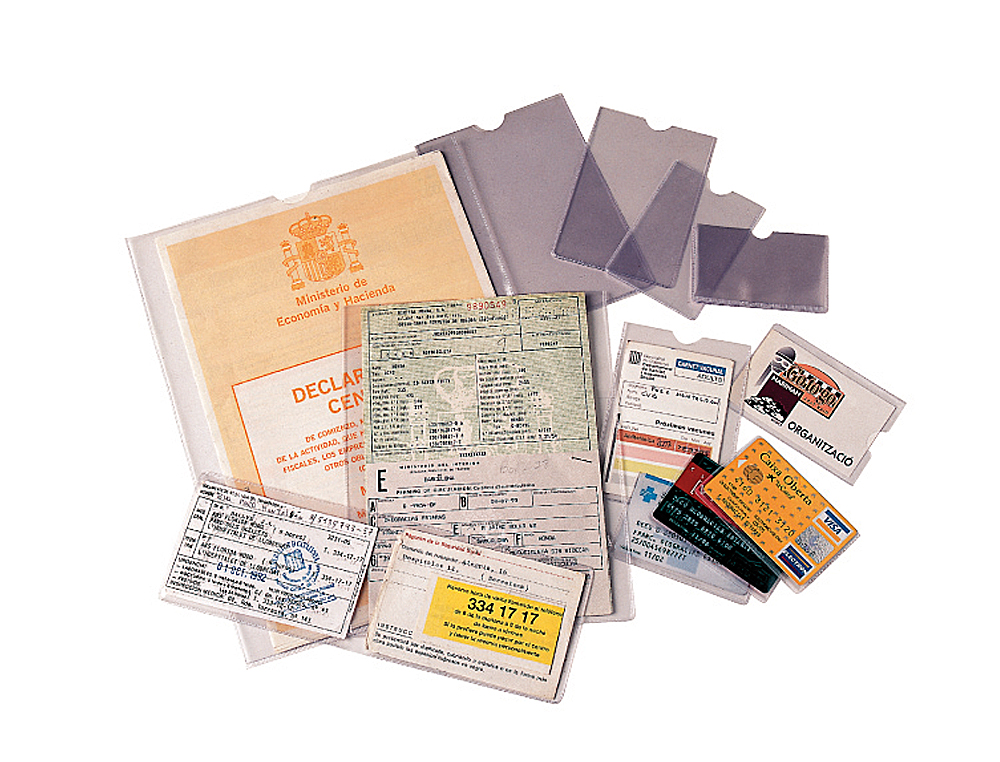 BOLSA CATALOGO ESSELTE PLASTICO 140 MICRONS MEDIDAS 93X138 MM