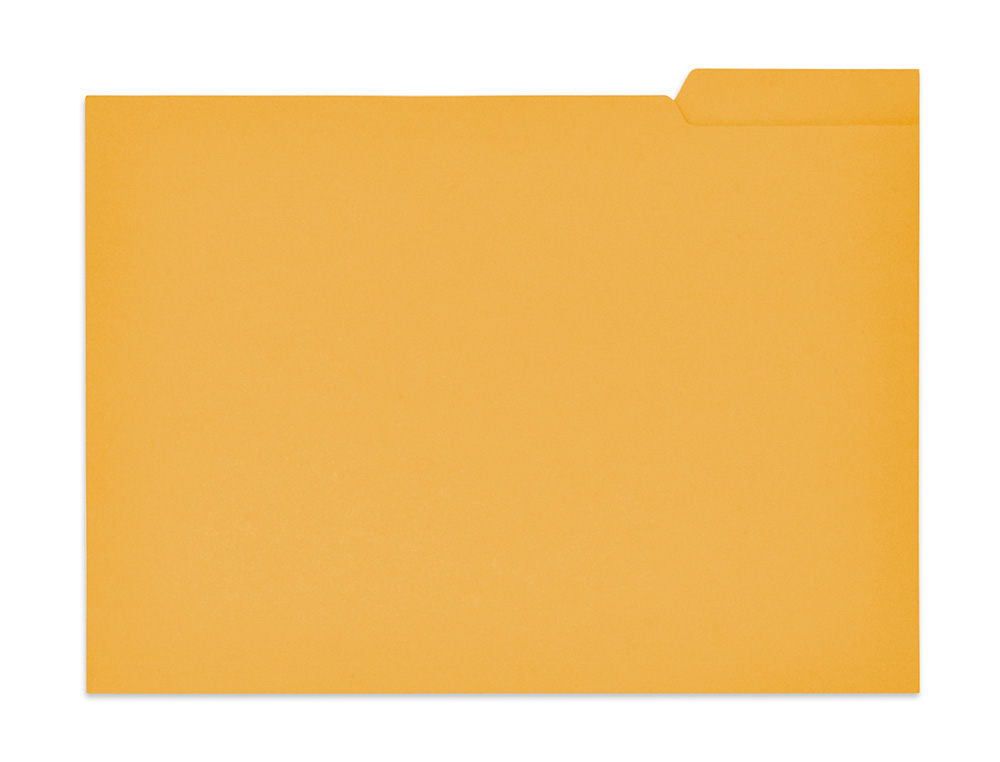 CLASSIFICADOR GIO EM CARTOLINA FOLIO PESTANA DIREITA 250 GR AMARELO